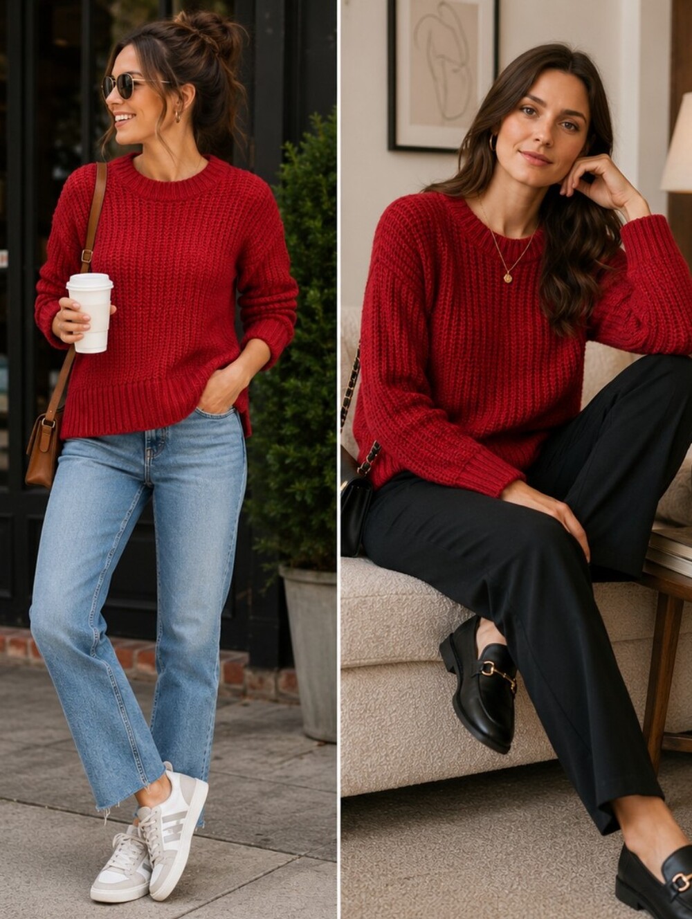 Universal Thread Red Knitted Sweater